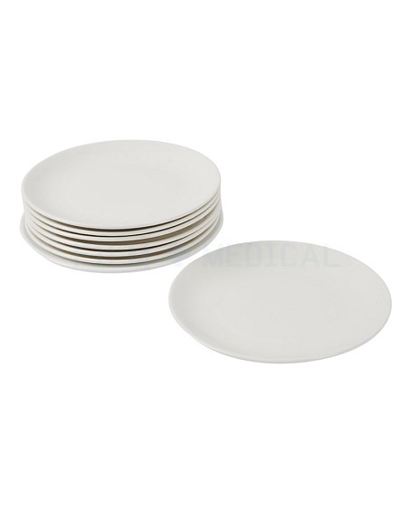 Plain White Side Plates 21cm